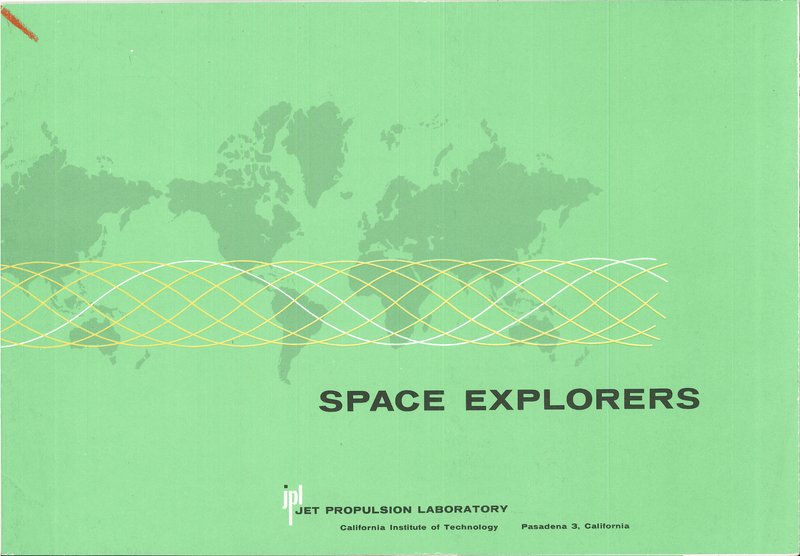 Front cover of Space Explorers published by the Jet Propulsion Laboratory